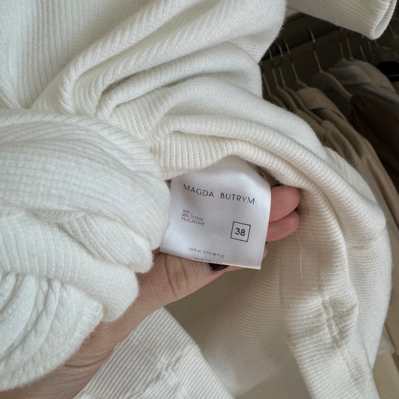 Magda Butrym White Knot Tee - Picture 5 of 6